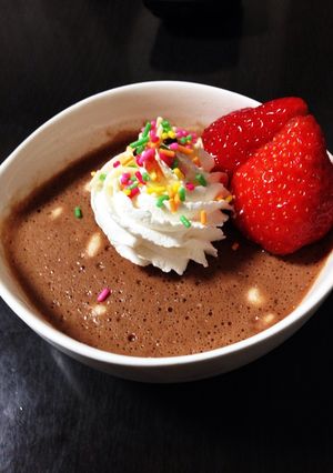 材料３つの簡単チョコムース-レシピのメイン写真