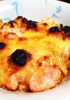 お餅の明太子チーズ焼き-レシピのメイン写真