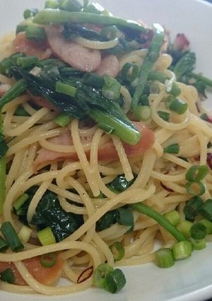 冷蔵庫の余り物で★ペペロンチーノ-レシピのメイン写真