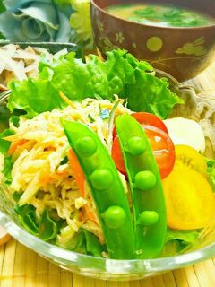 簡単!切り干し大根のオイマヨ胡麻サラダ★-レシピのメイン写真