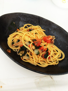 トマトとほうれん草としらすパスタ-レシピのメイン写真