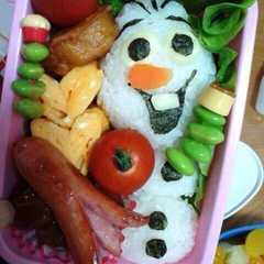 アナ雪オラフ☆キャラ弁-レシピのメイン写真