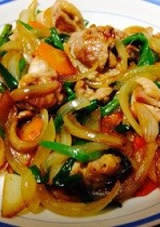 簡単とりもも炒め-レシピのメイン写真