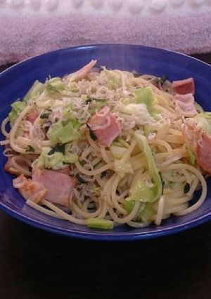 大葉のいい匂い春キャベツパスタ-レシピのメイン写真
