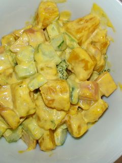 栄養満点かぼちゃサラダ!-レシピのメイン写真