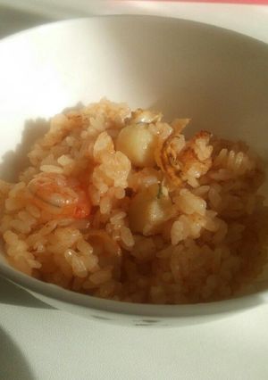 炊飯器で簡単シーフードピラフ♪-レシピのメイン写真