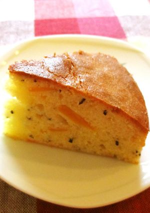 黄桃と紅茶のケーキ-レシピのメイン写真