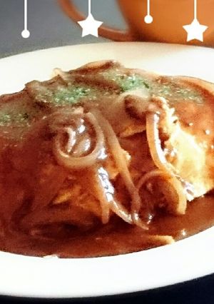 ビーフシチューの素でおからオムライス♪-レシピのメイン写真