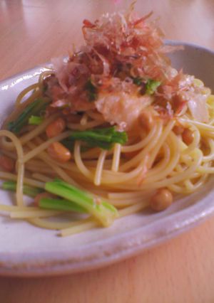 納豆セロベーwith和風パスタ-レシピのメイン写真