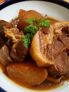 豚ロースと大根のこってり煮-レシピのメイン写真
