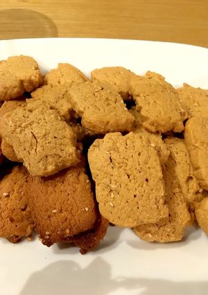 きな粉とｺﾞﾏのｸｯｷｰ-レシピのメイン写真