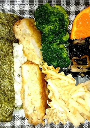 レンジで簡単❗大根の皮きんぴら弁当-レシピのメイン写真