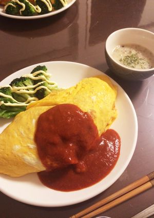 炊飯器ケチャップライスでオムライス☆-レシピのメイン写真