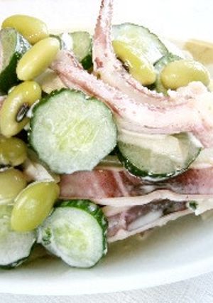 枝豆たっぷり！いかのマヨネーズサラダ-レシピのメイン写真