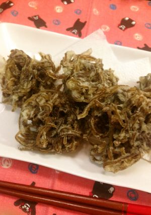 衣に美味しい秘密あり♪もずくの天ぷら-レシピのメイン写真