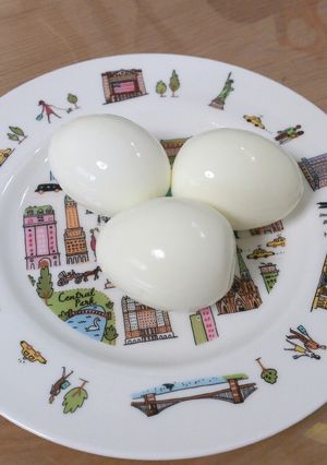 ゆで卵をきれいにつるん♪と剥く方法-レシピのメイン写真