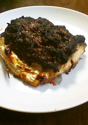 春の味♪サバのフキ味噌のせ焼き-レシピのメイン写真