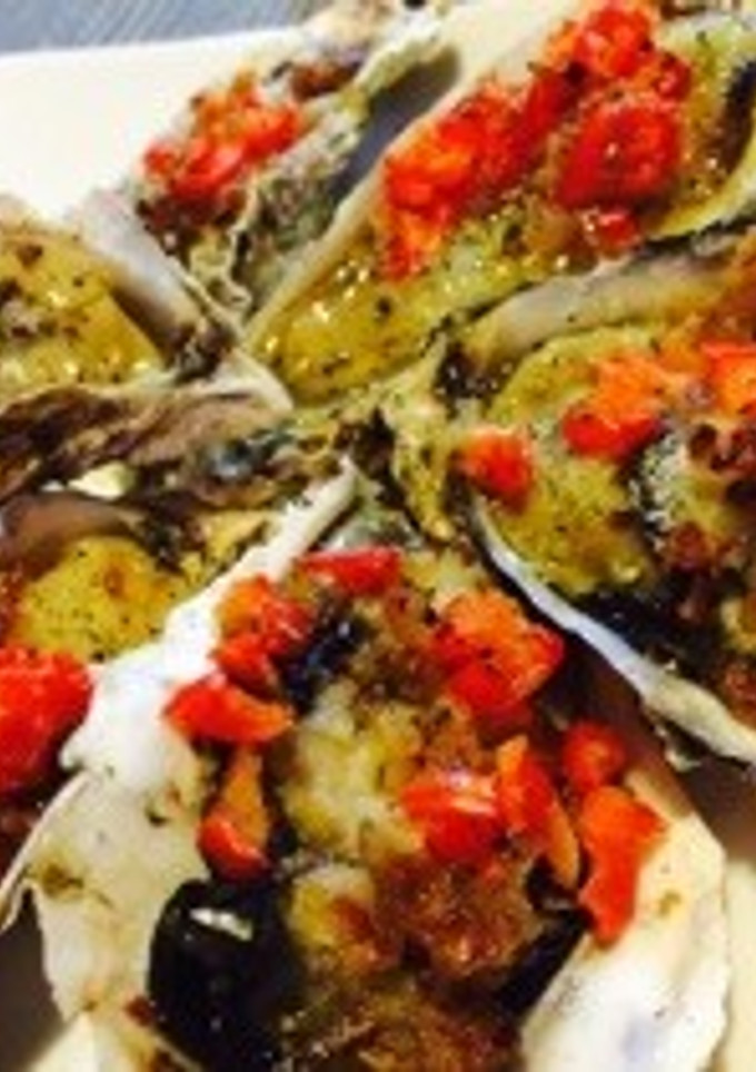 殻付き牡蠣のオーブン焼き-レシピのメイン写真