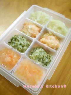 離乳食初期*冷凍用に野菜のとろとろ-レシピのメイン写真