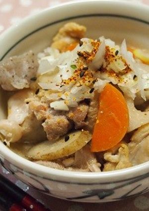 風邪予防に♡根菜たっぷりの鶏煮-レシピのメイン写真