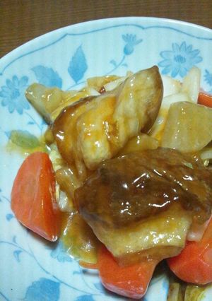 【麩】で酢豚♪-レシピのメイン写真