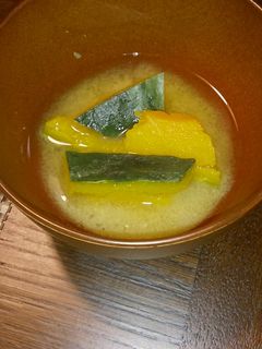 かぼちゃの味噌汁-レシピのメイン写真
