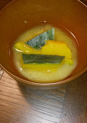 かぼちゃの味噌汁-レシピのメイン写真