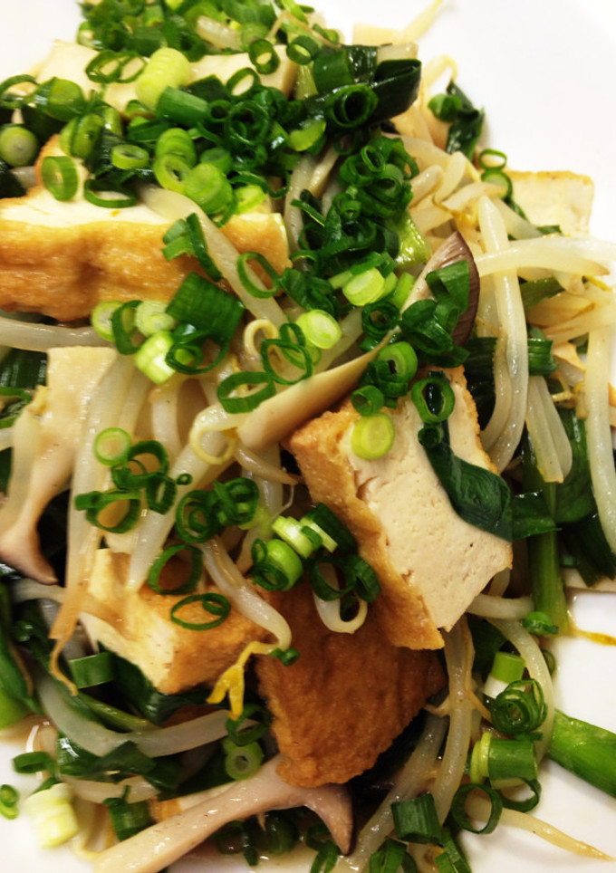 超簡単！！野菜と厚揚げの炒めもの〜-レシピのメイン写真