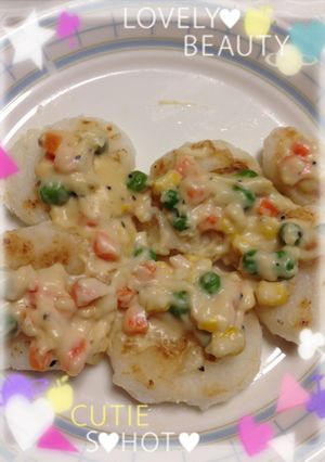 簡単長芋のホワイトソースかけ-レシピのメイン写真