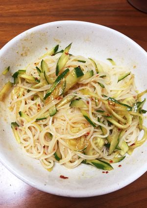韓国風*旨辛そうめん-レシピのメイン写真