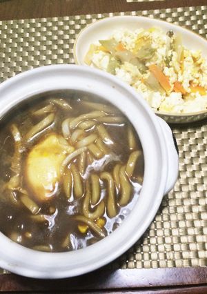 カレー鍋焼きうどん-レシピのメイン写真