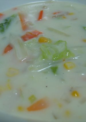 白菜中華クリームスープ-レシピのメイン写真