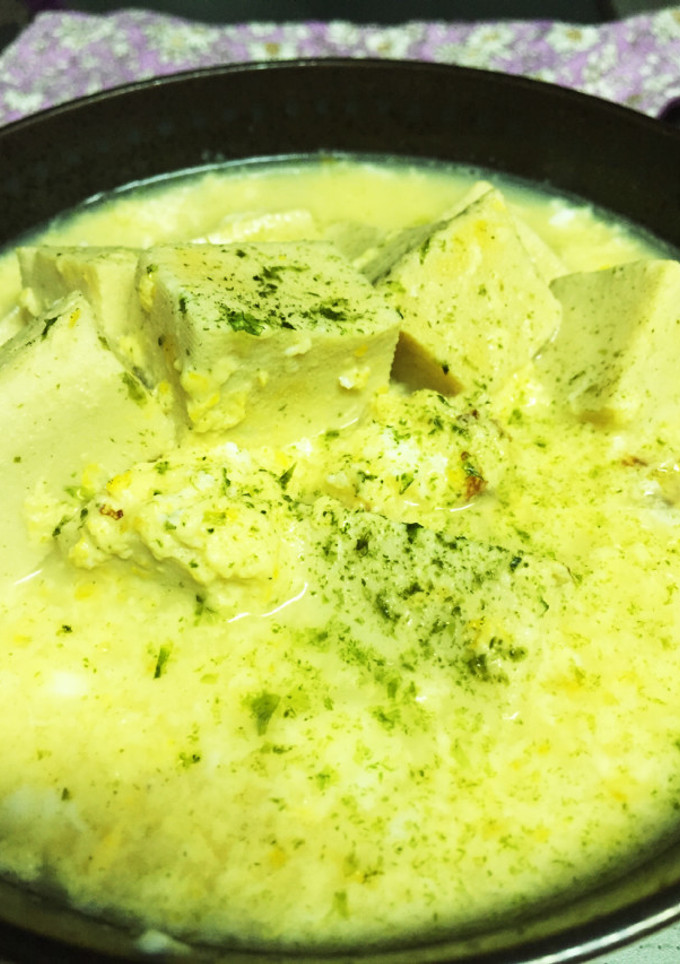 こうや豆腐の茶碗蒸し風-レシピのメイン写真