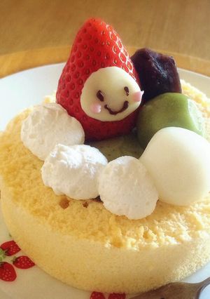 ひなまつりにも♡抹茶ロールケーキ風-レシピのメイン写真