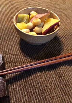 豆とお芋の蜜焼き-レシピのメイン写真