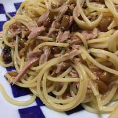 簡単！混ぜるだけ！納豆ツナパスタ-レシピのメイン写真