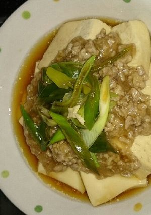 子供大好き♡豆腐の挽き肉餡かけ-レシピのメイン写真