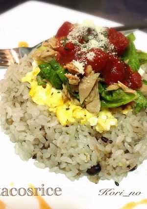 サルサソース風ライス♡レンジで作る炒り卵-レシピのメイン写真