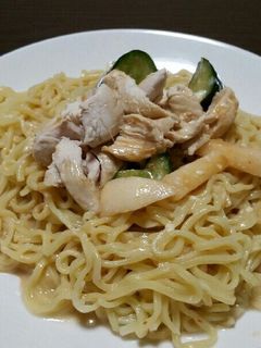 マルちゃん正麺ごまだれ冷やしアレンジ♪-レシピのメイン写真