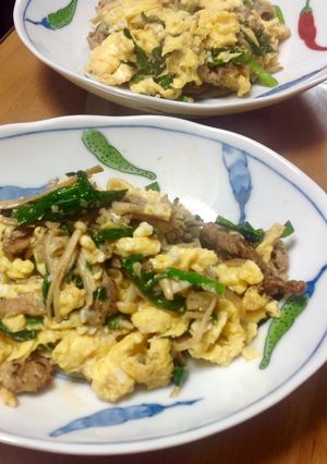 にら玉の塩麹炒め-レシピのメイン写真