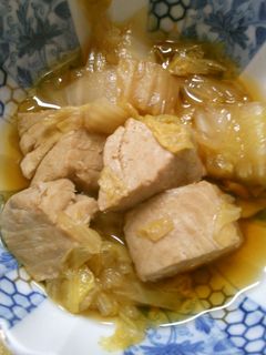 簡単 おかずに マグロと 白菜の 煮物!-レシピのメイン写真