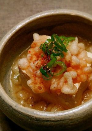 簡単おつまみ＊あつあつ！たぬき豆腐-レシピのメイン写真
