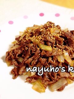 ささっと♪牛肉の甘辛炒め*お弁当にも-レシピのメイン写真