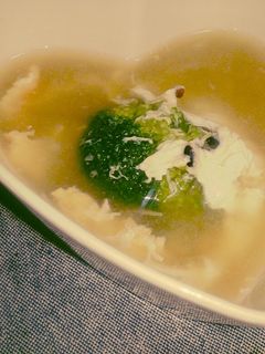 生姜と卵とブロッコリーのぽかぽかスープ-レシピのメイン写真