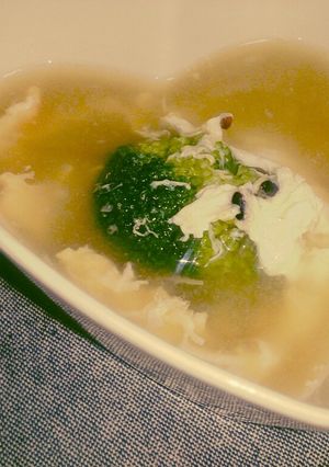生姜と卵とブロッコリーのぽかぽかスープ-レシピのメイン写真