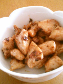 鶏胸肉の梅肉炒め-レシピのメイン写真
