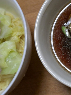 夏でも体を冷やさない!簡単つけ麺風♡-レシピのメイン写真