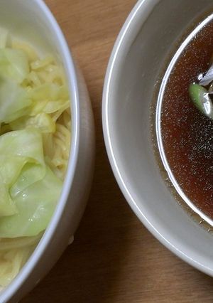 夏でも体を冷やさない!簡単つけ麺風♡-レシピのメイン写真