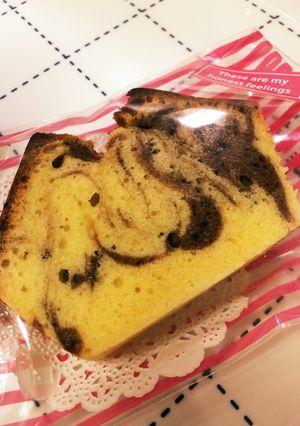 ラム酒のマーブルパウンドケーキ-レシピのメイン写真