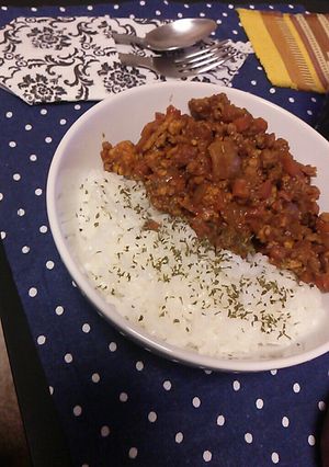 肉味噌リメイク!絶品ドライカレー♪-レシピのメイン写真
